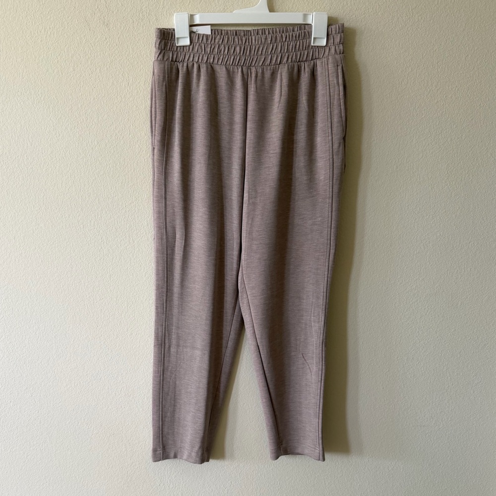 NWT Danskin brand Luxe Lounge Set (brown- chai heather) size medium - Picture 4 of 6